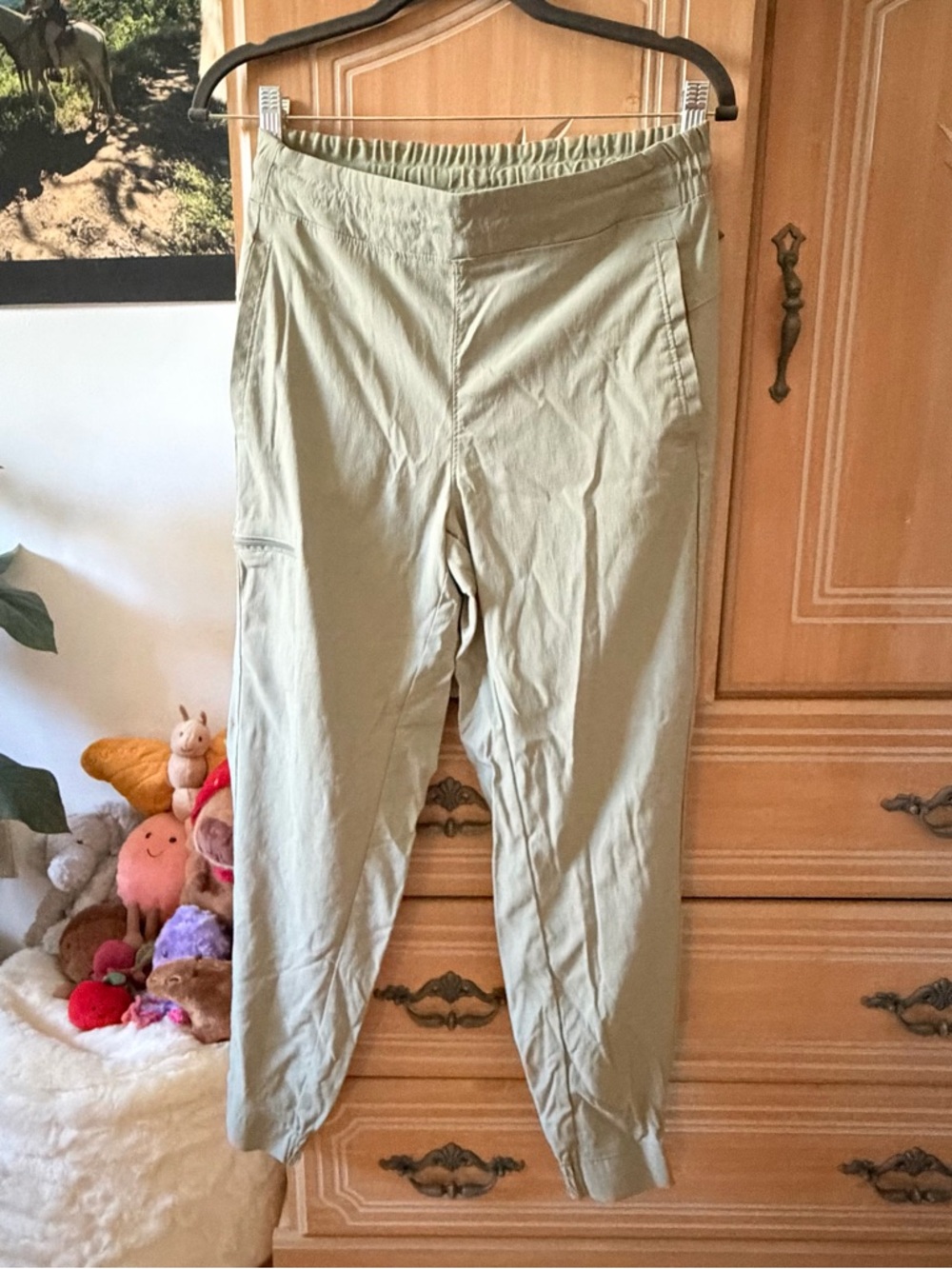 Columbia Women's Light Sage Green Track Joggers
